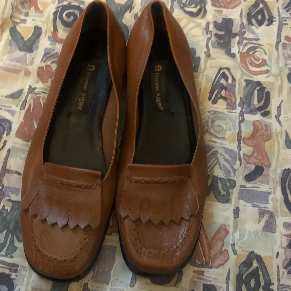 Vintage leather Aigner loafer